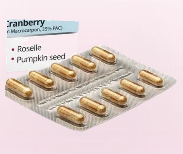 Cystolax blisteris ar desmit kapsulām
